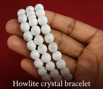 Howlite Crystal Bracelet